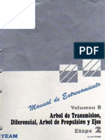 8.- Arbol de Transmision, Diferencial, Arbol de Propulsion y Ejes