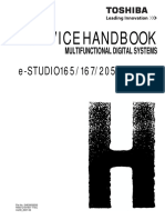 Toshiba e Studio 165 167 205 207 237 Service HandBook