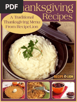 22 Easy Thanksgiving Recipes A Traditional Thanksgiving Menu From RecipeLion.pdf