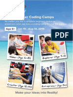 2015 Summer Coding Camps: Make Your Ideas Into Reality!