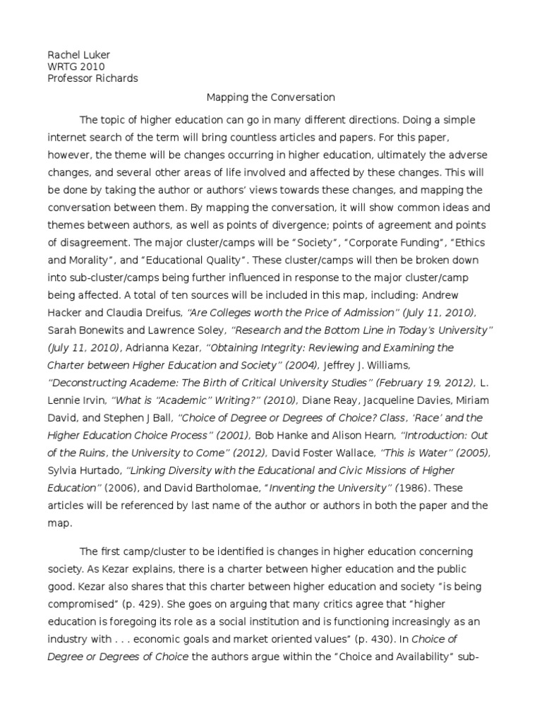 College synthesis essay image