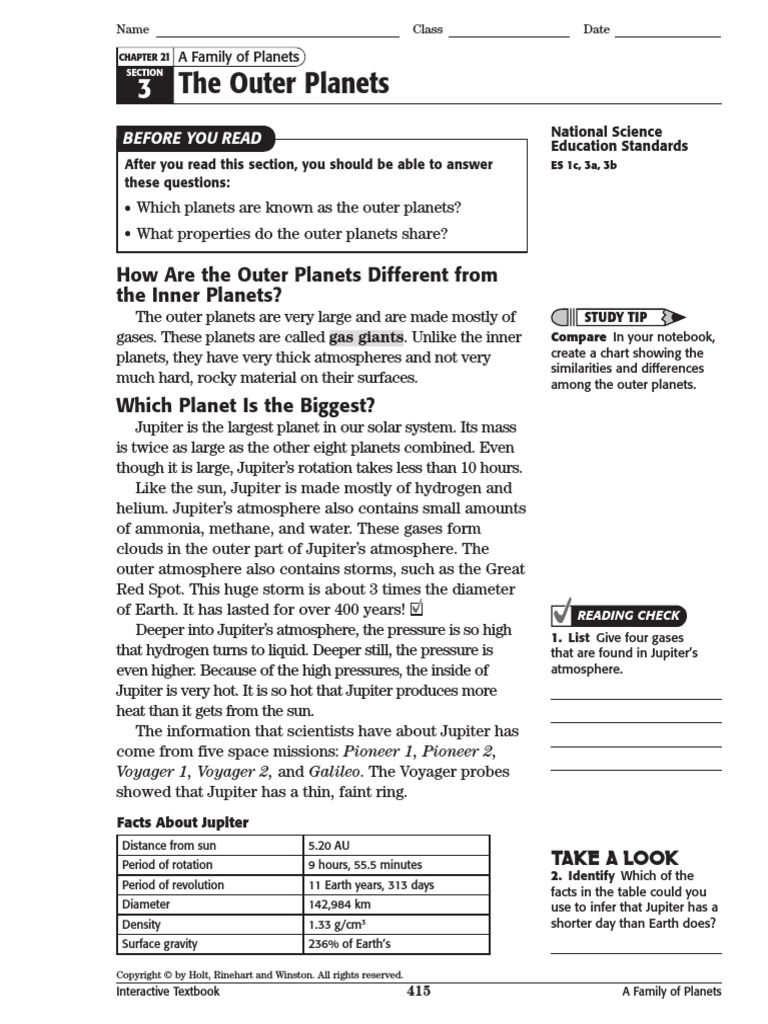 Outer Planets | PDF | Solar System | Natural Satellite