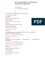 Transcript For PP Presentation Comparative Superlative Adjectives