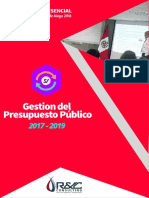 Curso: Gestión Del Presupuesto Público 2017 - 2019