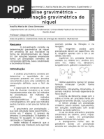 Análise Gravimétrica de Níquel
