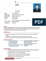 Syed Ali Haider Zaidi CV - 1