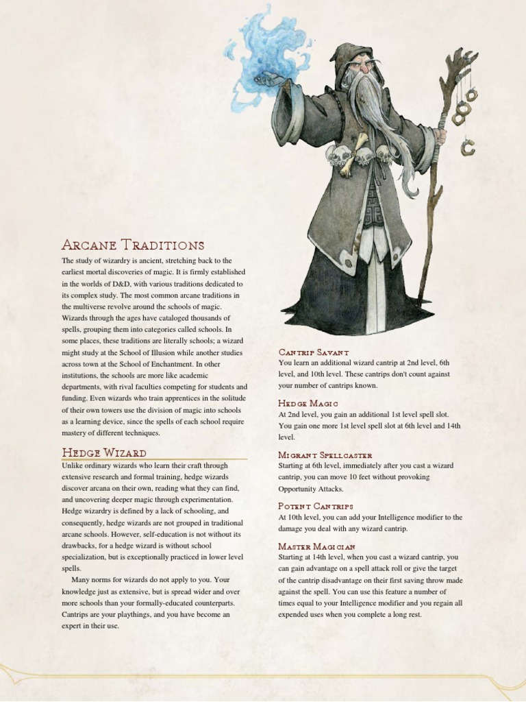 Hedge Wizard | PDF | Magician (Fantasy)