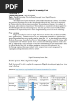 Digital Citizenship Unit