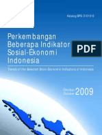Perkembnagan Indikator Sos-Eko Indo_okt2009