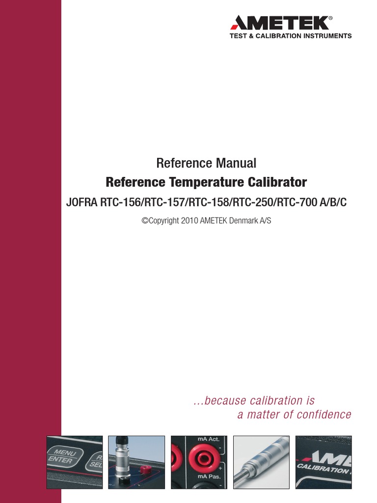 RTC Reference Manual | PDF | Menu (Computing) | Calibration