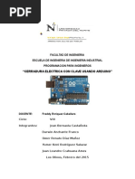 Cerradura Electrica Con Clave Usando Ard