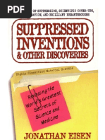 Suppressed Inventions and Other Discoveries