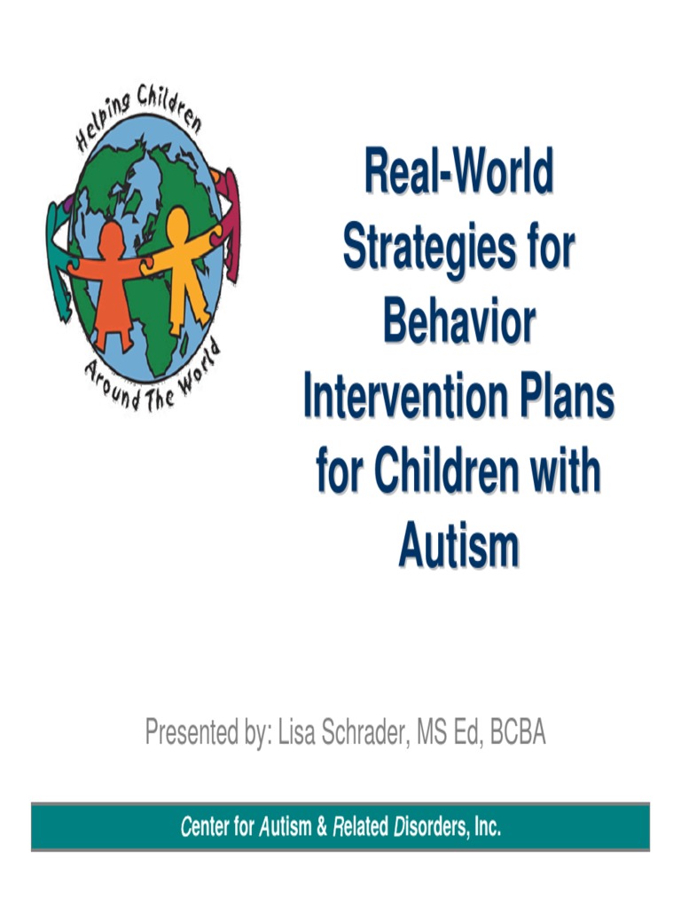 Autism Behavior Intervention Plans | PDF | Reinforcement | Autism