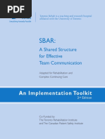 SBAR Toolkit