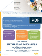 Bentoel Group Campus Hiring: Come and Join Us!