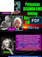 Newton & Einstein Ttg Ilmu Tuhan