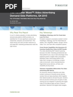 The Forrester Wave Video Advertising DSP 2015 Q4