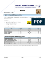 Mid-Infrared Photoresistor: Technical Data