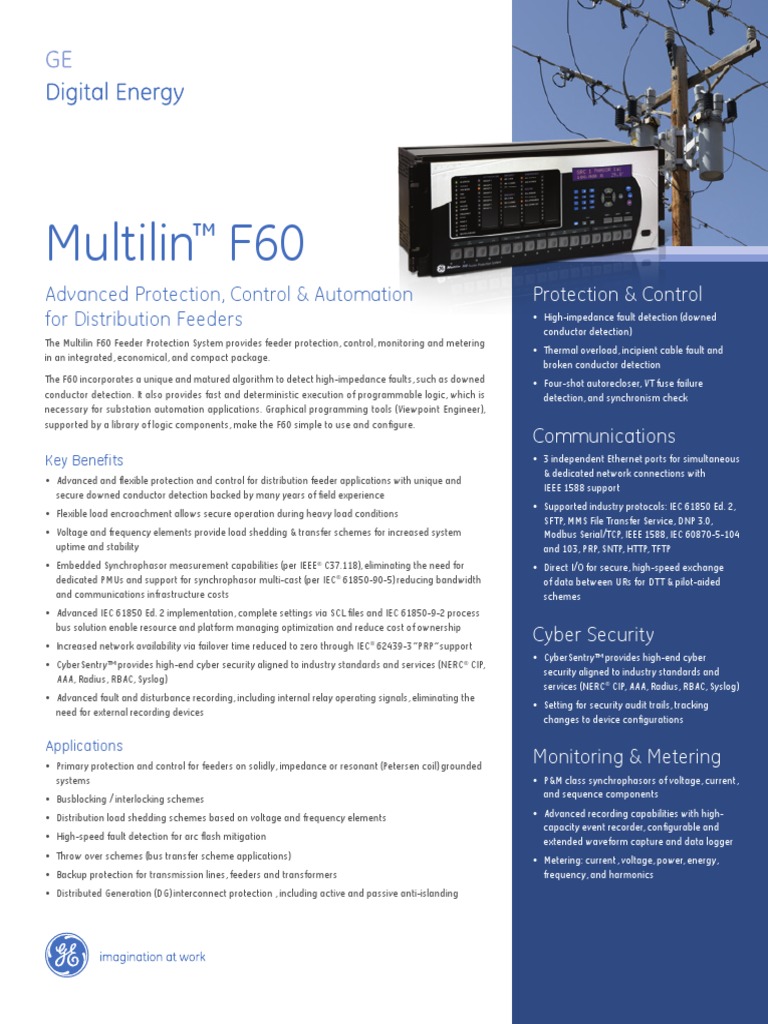 F60 GE Relay PDF Radius Relay