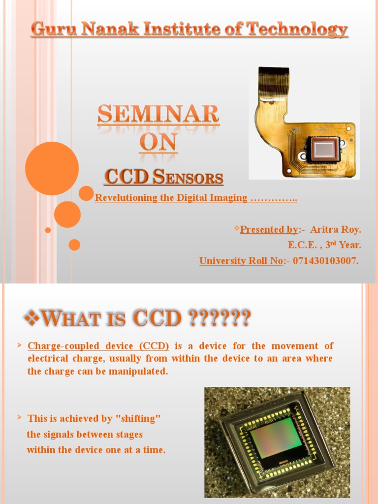 CCD Sensors | PDF | Charge Coupled Device | Image Processing