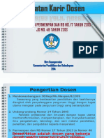 Paparan Jabatan Fungsional Dosen 2014