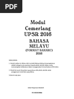 UPSR 2016 Format Baru Modul Kecemerlangan Bahasa Melayu