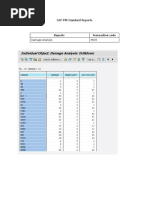 SAP PM Standard 