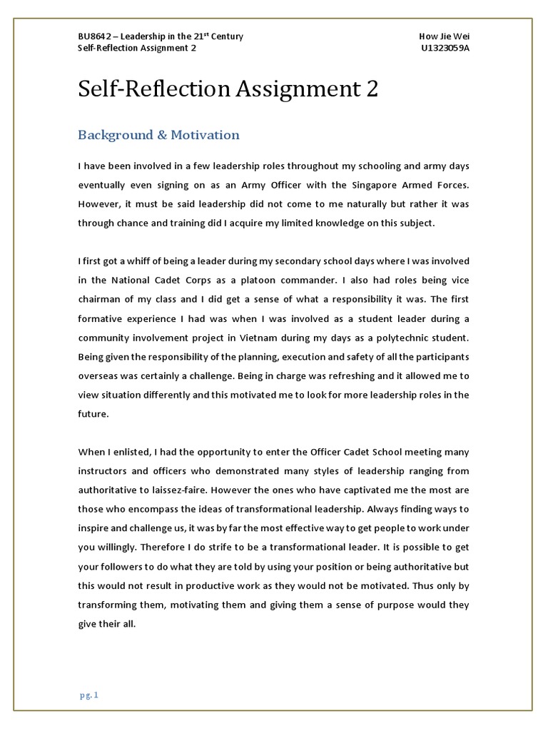 Reflective leadership pdf picture