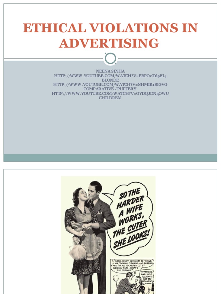Marketing Ethics | Advertising | Deception