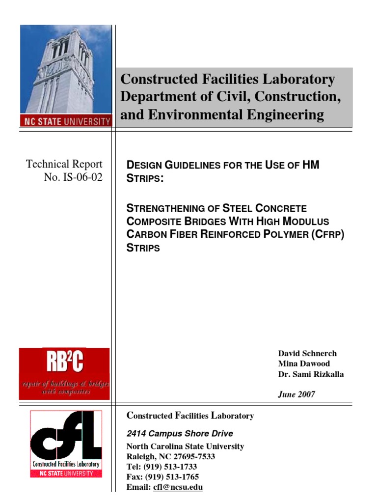 CFRP Design Guidelines for Bridge Strengthening | PDF | Strength Of ...