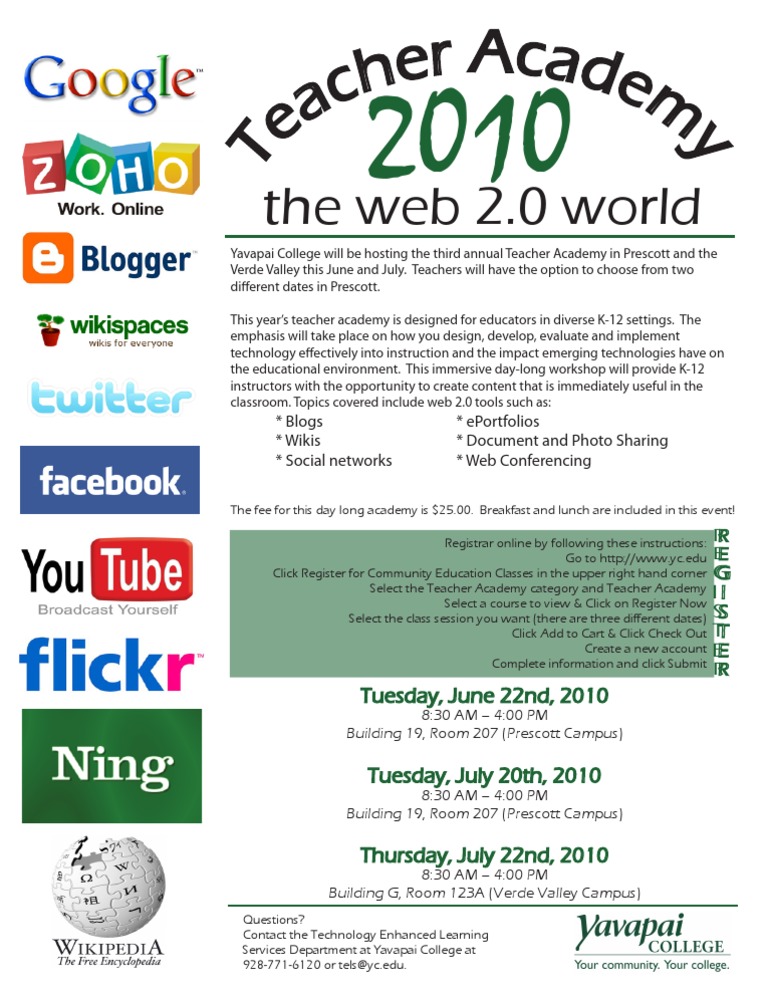 Teacher Academy 2010 | PDF | Web 2.0 | Teachers