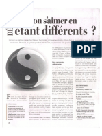 Peut-On s'Aimer en Étant Différents