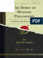 The Spirit of Modern Philosophy 1000095361