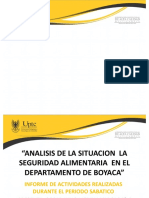 SEGURIDAD ALIMENTARIA EN UNA REGION COLOMBIANA