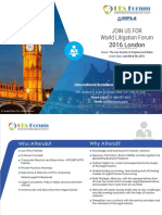 IExForum in Association With IIPLA Presents World Litigation Forum 2016 London