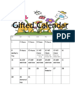 may calendar for weebly