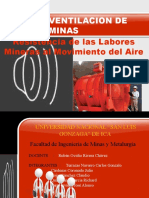 Resistencia de Las Labores Mineras Al Movimieto Del Aire