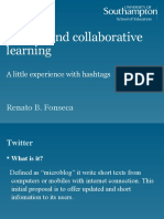 Twitter and Collaborative Learning: Renato B. Fonseca
