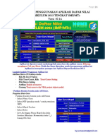 Petunjuk Penggunaan Aplikasi Daftar Nilai Versi 07.14