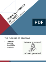 Common Grammar Mistakes