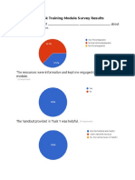 Training Module Survey Results