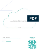 Cloud Cushion Template