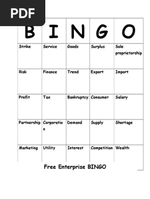 bingo game