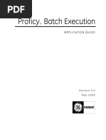 Proficy BatchExecution Application Guide