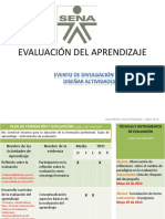 Evaluación del aprendizaje