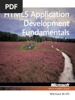 HTML5 Applications Development Fundamentals 98-375