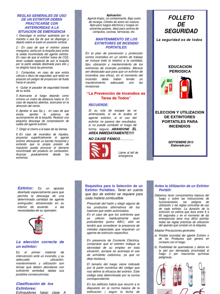 Guía de extintores: tipos y consejos de uso para casa