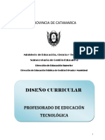 Diseño Curricular Profesorado Educación Tecnológica 2014 (Final)