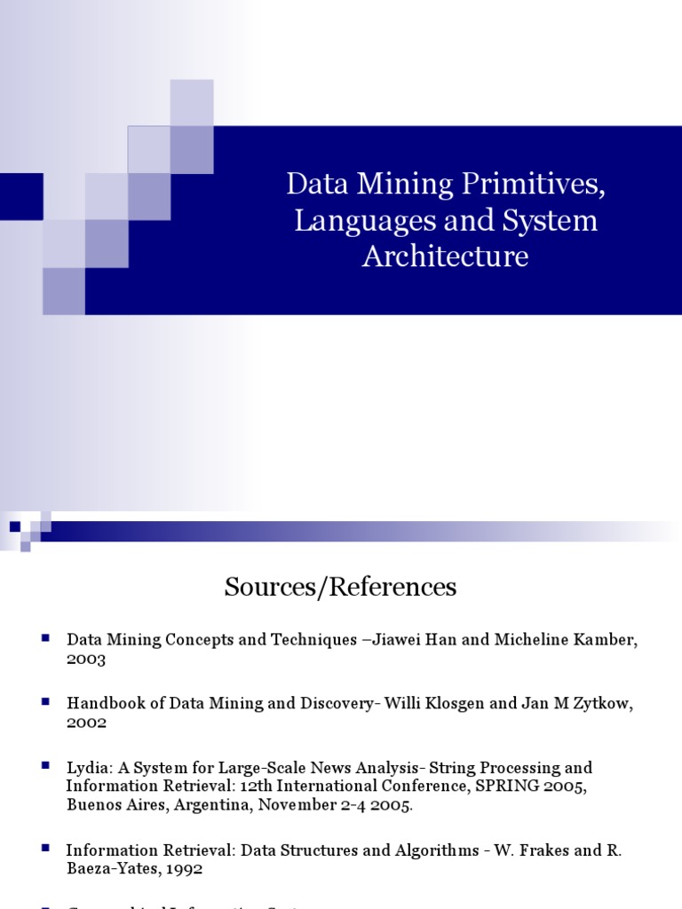 Explain Data Mining Primitives