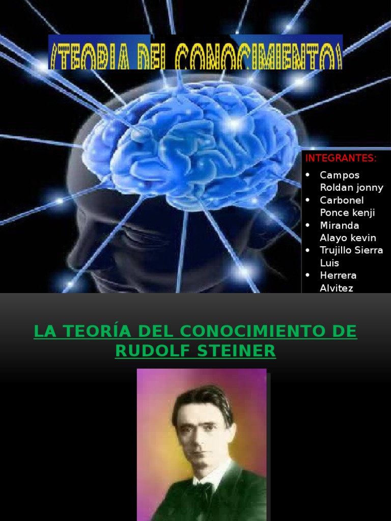 Teoria Del Conocimiento de Rudolf Steiner | PDF | Immanuel Kant ...